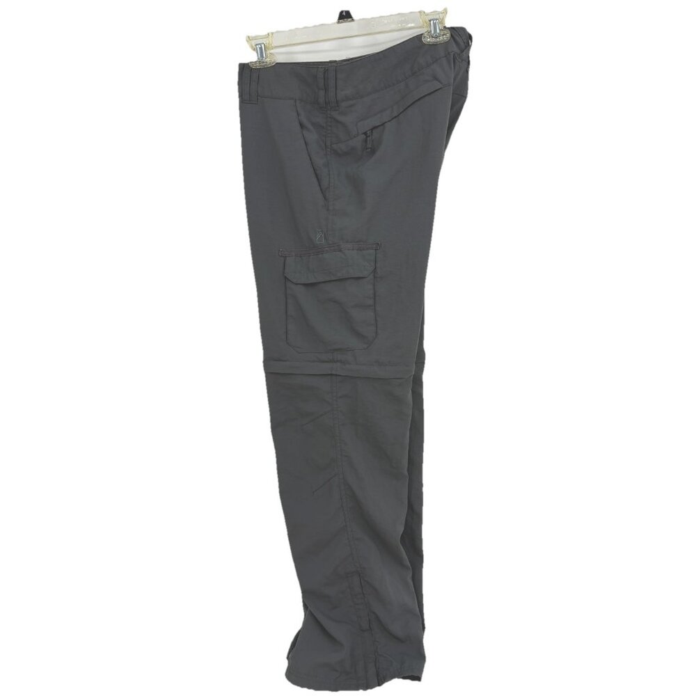 Alpine Design Womens 12 Gray Convertible Mountain Tech Zipoff Hiking Pants Gorp